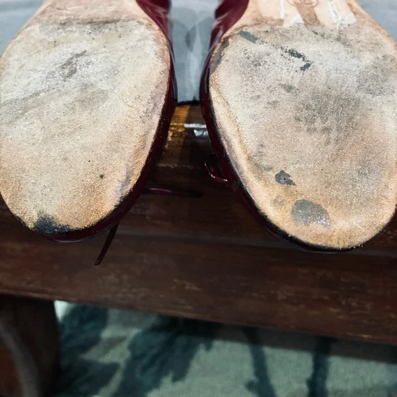 CHANEL Women's Deep Red Loafers - Picture 12 of 12